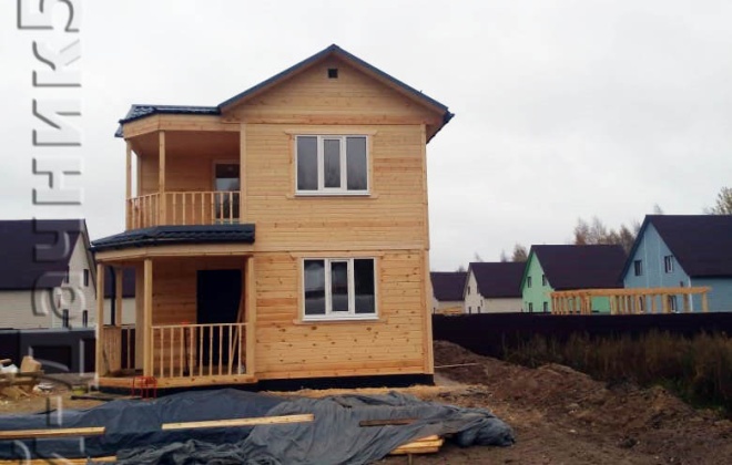 3 Брусовая баня Б-49 6×6, 73.6 м², Ленинградская область, Кировский район, Город Шлиссельбург (3)